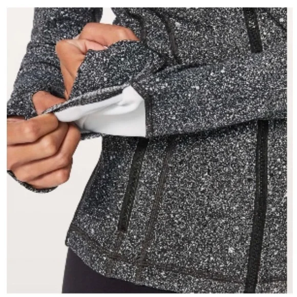 Lululemon Define Jacket Black and White Splatter Speckled 10 - Picture 12 of 12